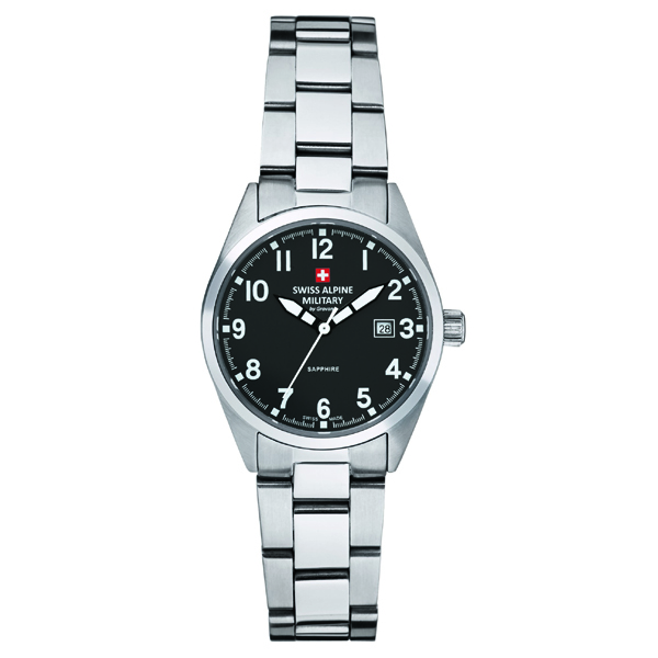 Reloj Cuarzo LEADER, Caja Acero, 30mm., Esfera negra