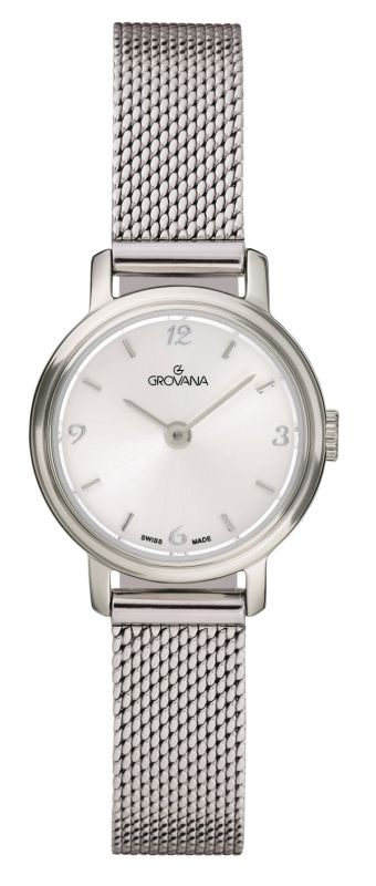 RELOJ DE MUJER GROVANA, 22 mm, Esfera plateada, MAYFAIR