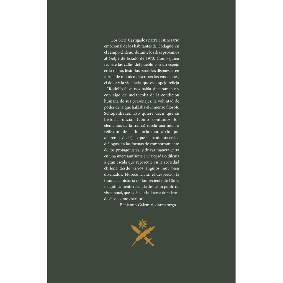 Los siete castigados, de Rodolfo Silva. Ignacio Carrera Pinto Ediciones, colección Pedro de Oña. - Imagen 2